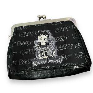 Betty Boop Y2k Black Clutch Wallet Bag